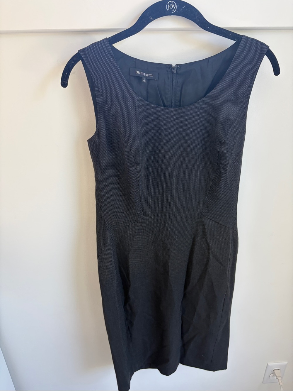 Lafayette 148 NY Black Sleeveless Dress Career Workwear Designer